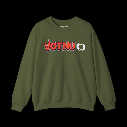 VOTNU LOGO Crewneck Sweatshirt - Military Green