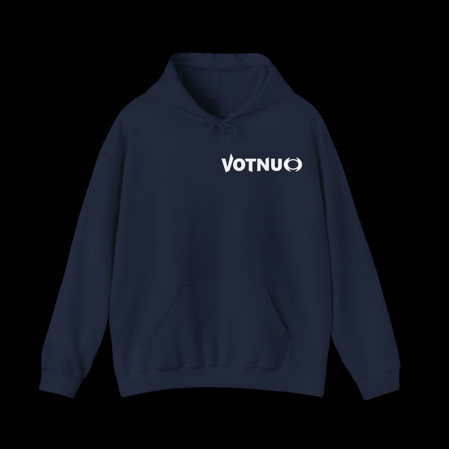 VOTNU LOGO Hooded Sweatshirt - Navy Blue